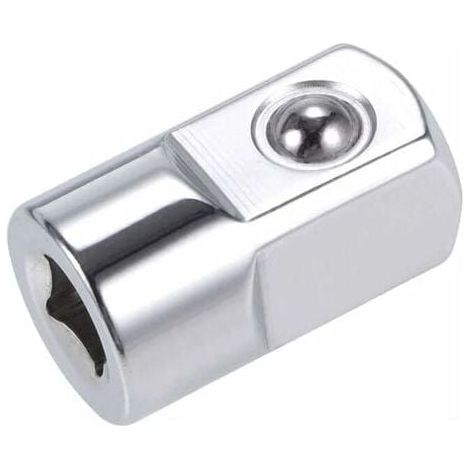 Adaptateur réducteur de douille 1/4" femelle vers 1/2" mâle, en acier au chrome-vanadium, CHOYCLIT, embout de conversion robuste pour cliquets et outils. (1/3)