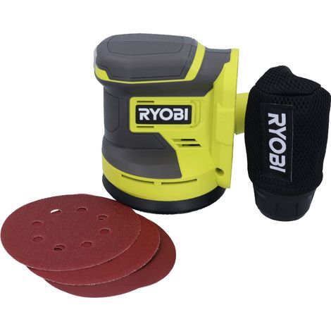 Ryobi 18 V ONE+ Akku-Exzenterschleifer RROS18-0, 125 mm, ohne Akku und Lader