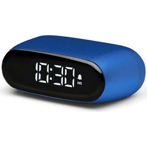 Lexon MINUT radio sveglia blu design compatto (1/3)