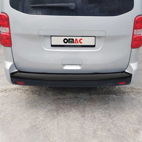 OMAC Ladekantenschutz Stoßstangenschutz für Citroen Jumpy 2016-2026 L3 – Acryl glänzend schwarz (1/5)