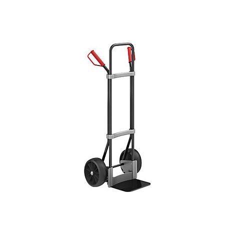 eurokraft pro  Carrello per sacchi  nero  piano di appoggio