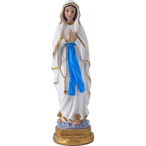 Kunstharz-Madonna, Heilige Jungfrau von Fatima, Unsere Liebe Frau von Lourdes (1/5)