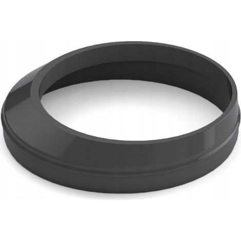 Réducteur pour séparateur - 110/90 mm - Noir RAL 9005 - Résistant aux intempéries - PVC de haute qualité (1/5)