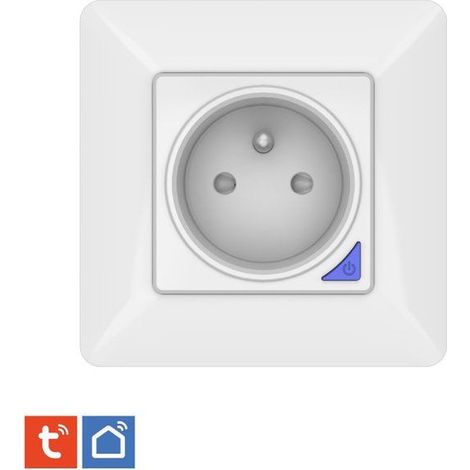 Toma de corriente empotrada conectada interior - KYF - Wifi - Con contador de energía (1/3)