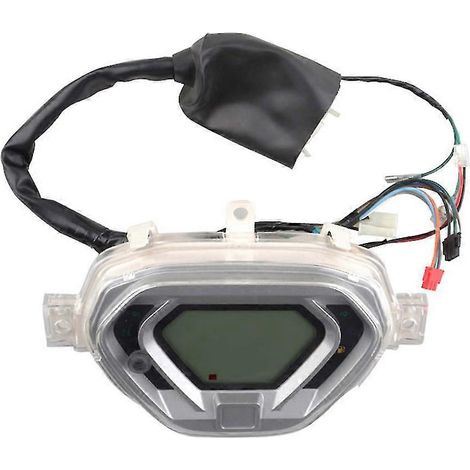 Accessoires de remplacement pour motos : compteur kilométrique numérique rétroéclairé 7 couleurs (1/5)