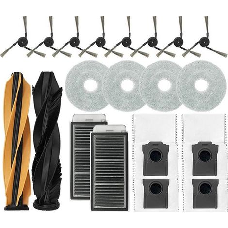 Adatto per Dreame X50 X40 Robot Sweeper Set di accessori di ricambio Spazzola principale Filtro Spazzola laterale Set di accessori - 20 pezzi