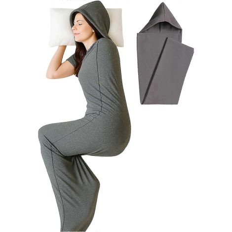Compression Sleep Sack Ultra-Lightweight Wearable Blanket pour Stress et Anxiety Relief, Airplane Hotel Travel Swaddle (1/5)
