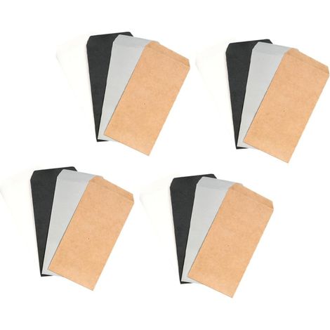40 pièces Lot de Enveloppes Papier Kraft Sacs de Rangement Rétro pour (1/5)