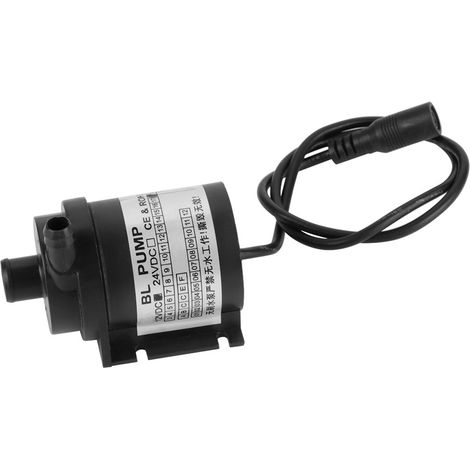 Pompe à eau sans balais 12 V CC 18 W, noire, résistante aux hautes températures et à faible bruit (1/5)