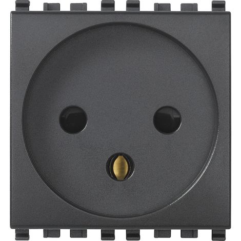 VIMAR - 20240 SICURY Enchufe israelí 2P+T 16A, gris