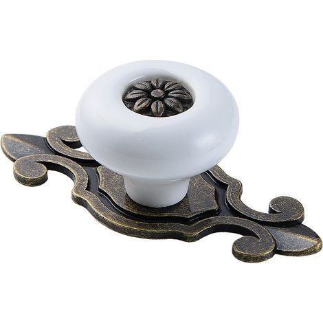 Bouton de meuble 10 pièces Bouton de tiroir de style vintage Bouton de meuble Bouton de tiroir avec accessoires à vis (1/5)