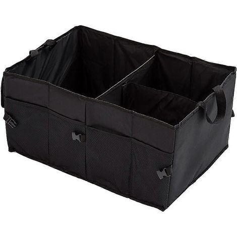 Boîte de rangement pour voiture, camion, SUV - Organisateur de coffre pliable, multifonctionnel, durable et imperméable (1/5)