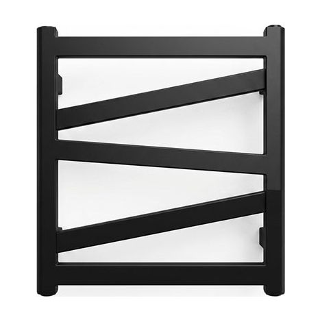 Sèche-serviette eau chaude noir de 510mm de haut et 400mm de large - 163 Watt - VIP510/400ZXN (1/5)