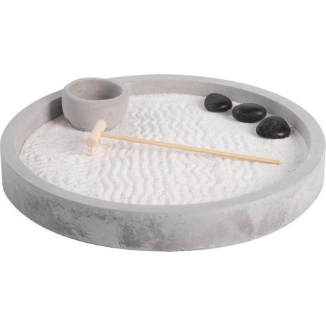 Mini-Zen-Garten Rund