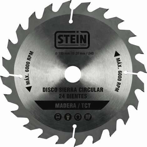 Disco sierra circular stein 180 mm 24 dientes (1/3)