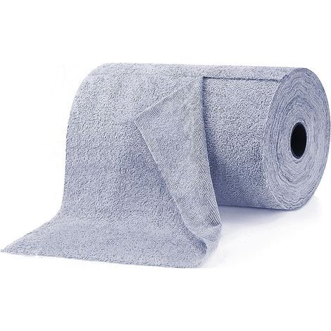 Linge à Vaisselle jetable - Microfibre Rouleaux de Chiffon de Nettoyage réutilisables Rouleaux de Chiffon à déchirer à la Main Chiffon Universel Linge de Cuisine Total 50pcs