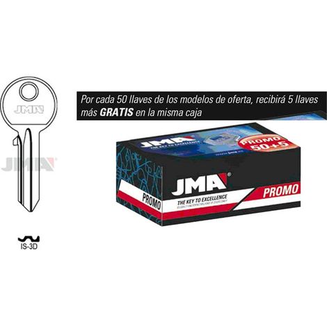 Jeu de clés JMA Promo 50 clés + 5 gratuites acier type B
