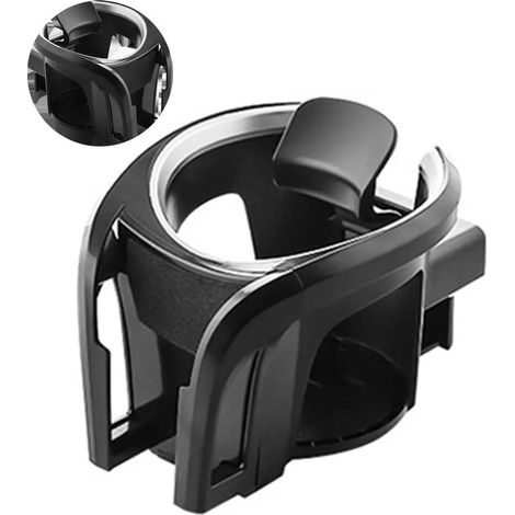 Porte-gobelet universel pour voiture Porte-gobelet 2 en 1, porte-bouteille, porte-canette, porte-tasse à café Support de téléphone réglable pour grille d'aération, compatible avec tous les téléphone (1/5)