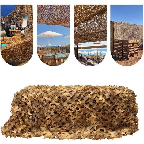 Voile D'ombrage, Filet Camo, Filet De Camouflage Chasse, Filet D'ombrage Militaire 1.5x5m pour Le Salon (1/5)
