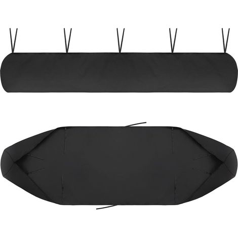 Housse de Auvent Jardin Protection, Bâche Sac de Rangement 420D Oxford Contre Les UV Anti-poussière étanche Contre la Neige et la Pluie en Hiver, Pour Canopy Shelter De Terrasse Meubles (4.5M Noir) (1/5)
