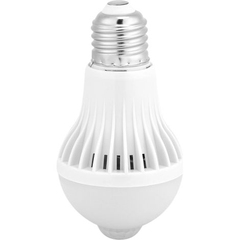 Jeffergarden E27 détection intelligente PIR capteur de mouvement infrarouge lumière LED ampoule 7W (1/4)