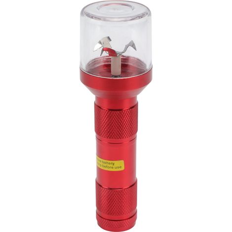 Broyeur à herbes et tabac électrique professionnel en alliage d'aluminium rouge, pour l'assaisonnement et la phytothérapie. (1/5)