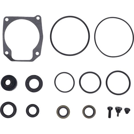 Kit de joint de carter d'engrenage d'unité inférieure, étanchéité supérieure, caoutchouc métallique, haute Performance 433550 pour moteur hors-bord 25 40 48 50 Hp. (1/4)