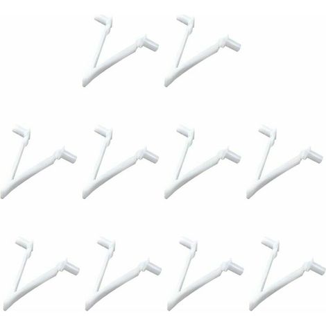 10 brosses de nettoyage de piscine, blanches, pour les parois, le fond, les marches et le carrelage-AquaForge (1/5)