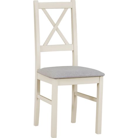 Selsey TRUNOS - Silla de comedor acolchada - gris claro/greige