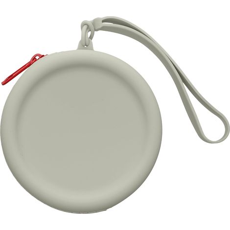 Étui en silicone, compatible avec les écouteurs sans fil et intra-auriculaires - Étui pour écouteurs, 7 x 7 cm - Étui zippé, résistant à la pluie et à l'eau, vert (1/5)