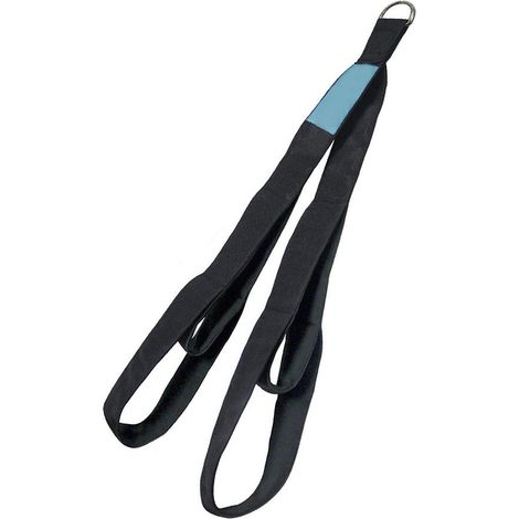 Attache de câble de corde triceps, deux longueurs intégrées, sangles d'extension à tirer vers le bas pour l'entraînement de gymnastique à domicile (1/5)