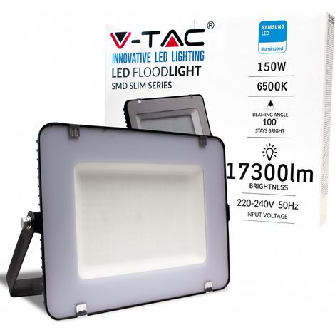 Projecteur LED V-TAC 150W Samsung 6500K noir 17300lm (1/5)