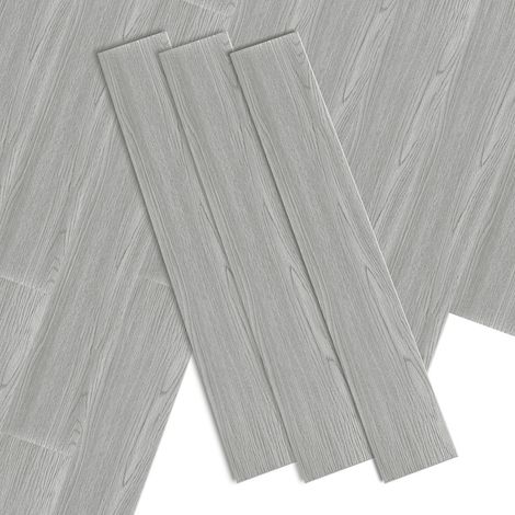 Randaco Pavimento PVC adesivo 36 pz Rovere Bianco 91.5×15.2 cm