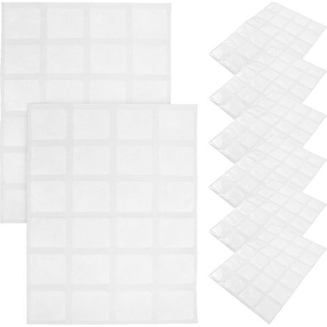 120 sachets de glace pour congélateur, emballages portables pour pique-nique d'été en plein air-39x29cm (1/4)