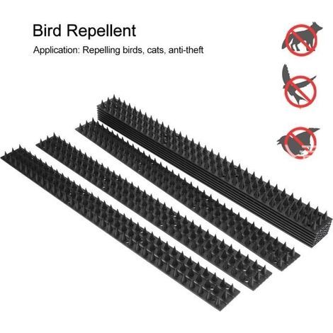 10 Stück Anti-Kletter-Spikes für Hofzäune und Mauern, Vogelabwehr-Spikes für Autos - ZAT (1/4)