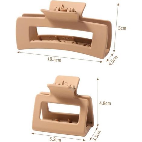 Lot de 8 Pinces à Cheveux, Pinces Cheveux Femme, Pinces à Cheveux avec Couleur Différent, Accessoires de Coiffure pour Cheveux (1/4)