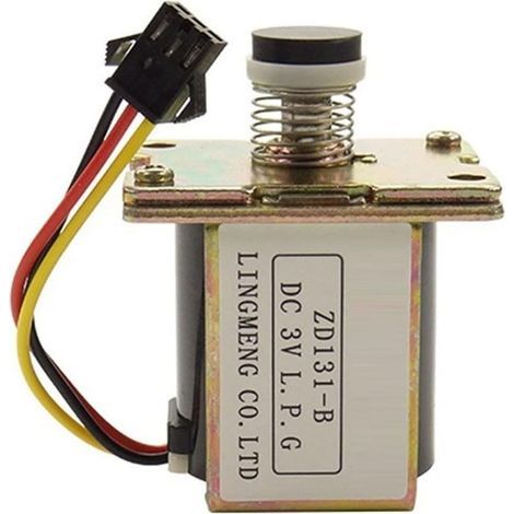 Válvula solenoide, DC3V ZD131-B Válvula de gas Calefacción eléctrica Columna de viento Unidad de control Accesorio para calentador de agua a gas (1/5)
