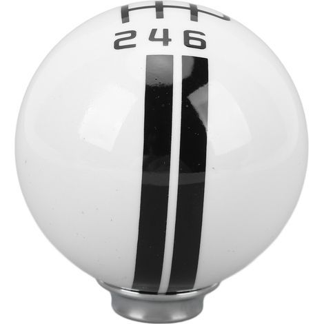 Pomo de interruptor de transmisión SEAFRONT con números claros, adecuado para la palanca de cambios Shelby GT500 Circuit, cambio de marchas suave para modelos de 1967 a 2018 (negro). (1/5)