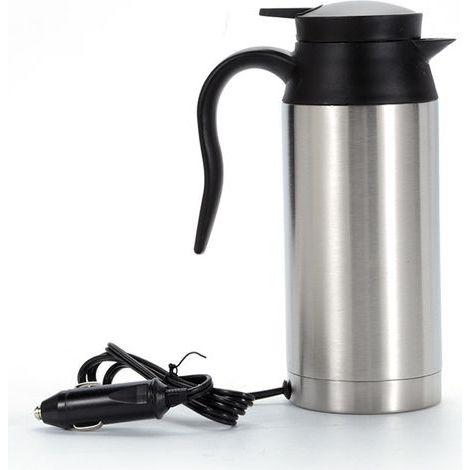 Bollitore elettrico da 750 ml, 12 V, per auto, ideale per viaggi, campeggio e attività all'aperto (auto, furgone, camion, ecc.), 120 W. (1/5)