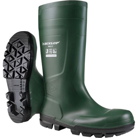 Dunlop Stiefel WORK-IT FullSafety Heritage Green PVC SR LO LG,S5,Gr.43
