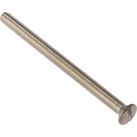 Socket Screw Slotted Raised Head Nickel Plated 3.5 x 50mm Bag 100 FORSS3550NPM (1/5)