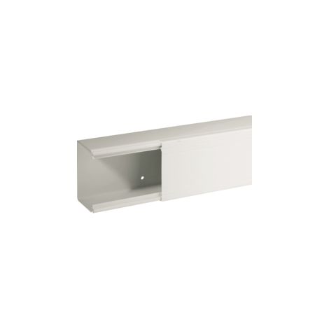 TA-EN 80x60 W Canale porta cavi a base piana, Bianco