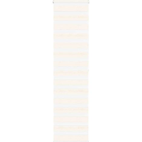 Doppelrollo Marmorbeige 55x200 cm Stoffbreite 50,9 cm Polyester