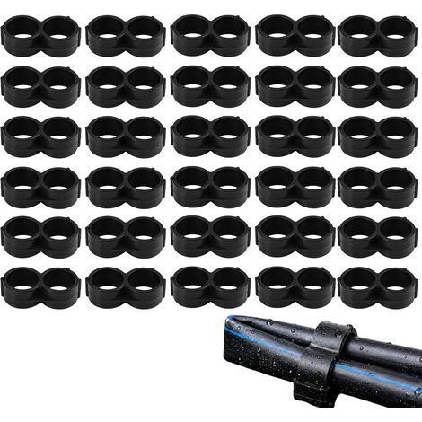 30 PCS Raccords D’irrigation Goutte-à-Goutte,Bouchons D’extrémité en Plastique pour Tuyau D’égouttement,Fermeture des Systèmes D’irrigation pour Jardin,Serre (Fermeture d'extrémité - 30 pièces) (1/5)