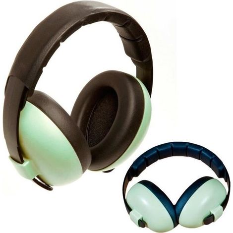 Casque anti-bruit bébé - BANZ - Vert - Evolutif - Léger - Protection optimale-Ywey (1/2)