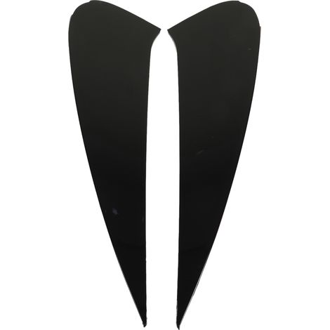 Ailerons Ventilation Bumper Pour C167, 2 Pièces ABS Noir Brillant, Remplacement et Protection, Style Sportif (1/5)