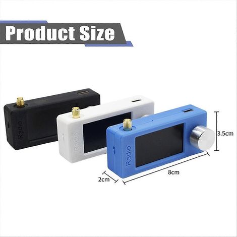 SI4732 Taschenradio, 1,9-Zoll-IPS-Bildschirm, Mini-LSB-USB-AM/FM-Allbandradio, Schwarz (1/5)