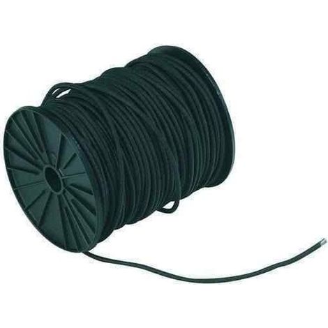 Imline – Tendeur sandow 6 mm noir au mètre – Résistant pour arrimage remorque – Adapté pour fixation sécurisée de charges
