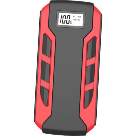 1PC Autoladegerät Notstromquelle Tragbarer Fahrzeug-Starthilfeadapter Praktische mobile Stromversorgung Smart-Version mit Display (1/5)