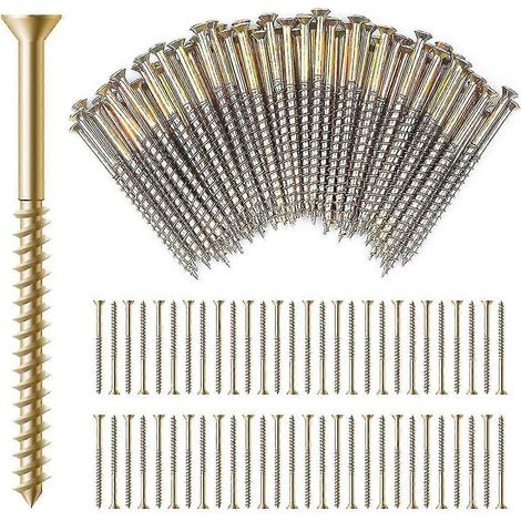 Kit de réparation de plancher, paquet de 125 vis anti-grincement pour planchers, élimine les grincements sous les tapis, Hard-dwdz (1/5)